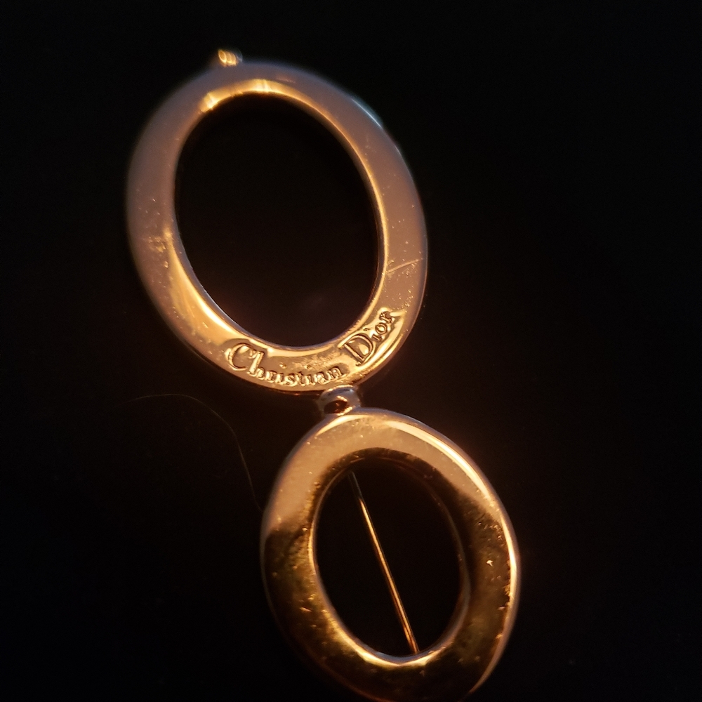 Vintage Christian Dior lapel pin brooch.